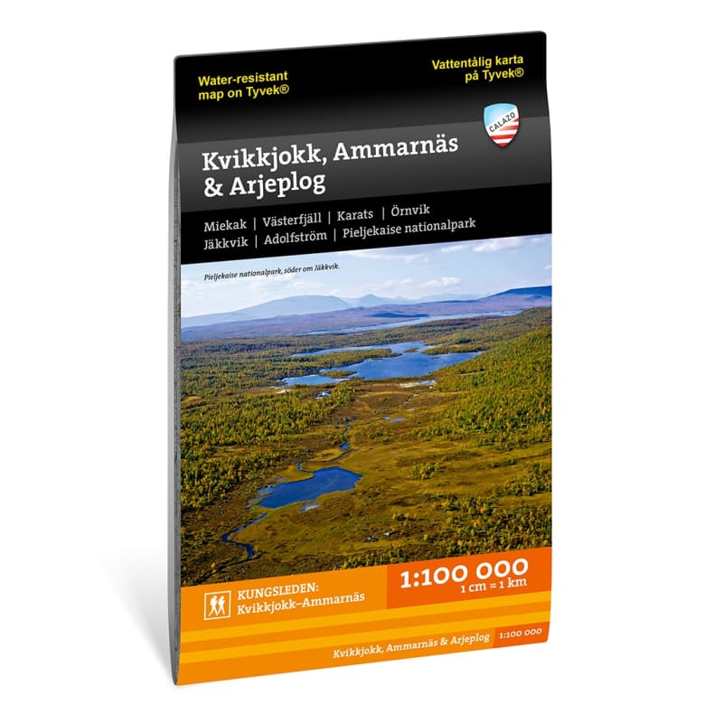 Kvikkjokk Ammarnäs & Arjeplog 1:100.000