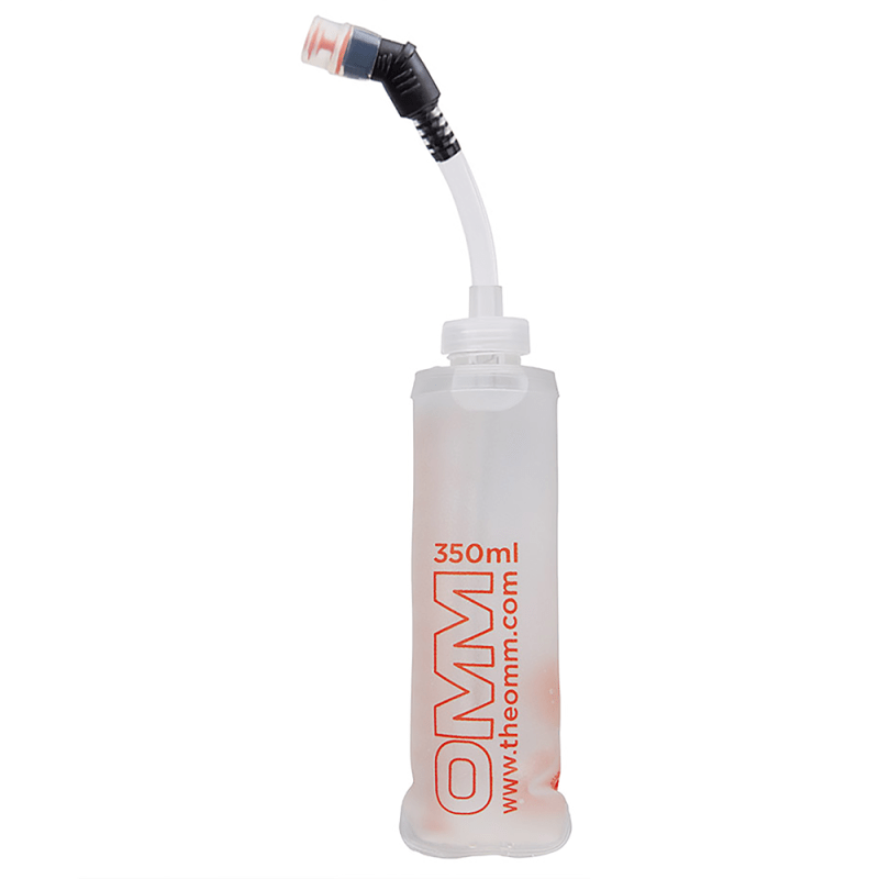 OMM Ultra Flexi Flask 350ml + Straw Clear
