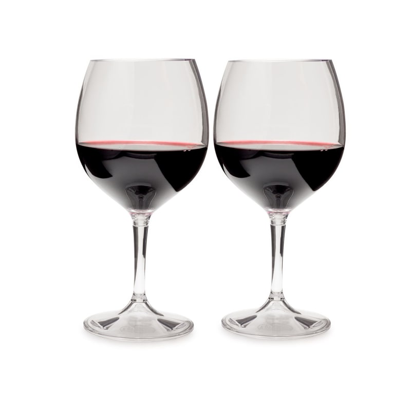 GSI Outdoors Nesting Red Wine Glass Set NoColour