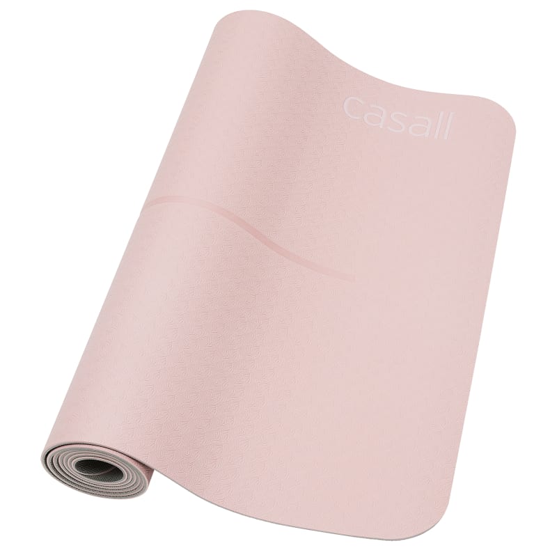 CASALL Yoga Mat Position 4mm Lucky Pink/Grey