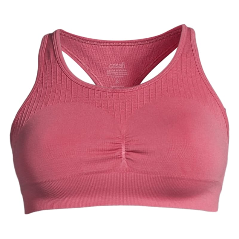 CASALL Women’s Soft Sports Bra Comfort Pink