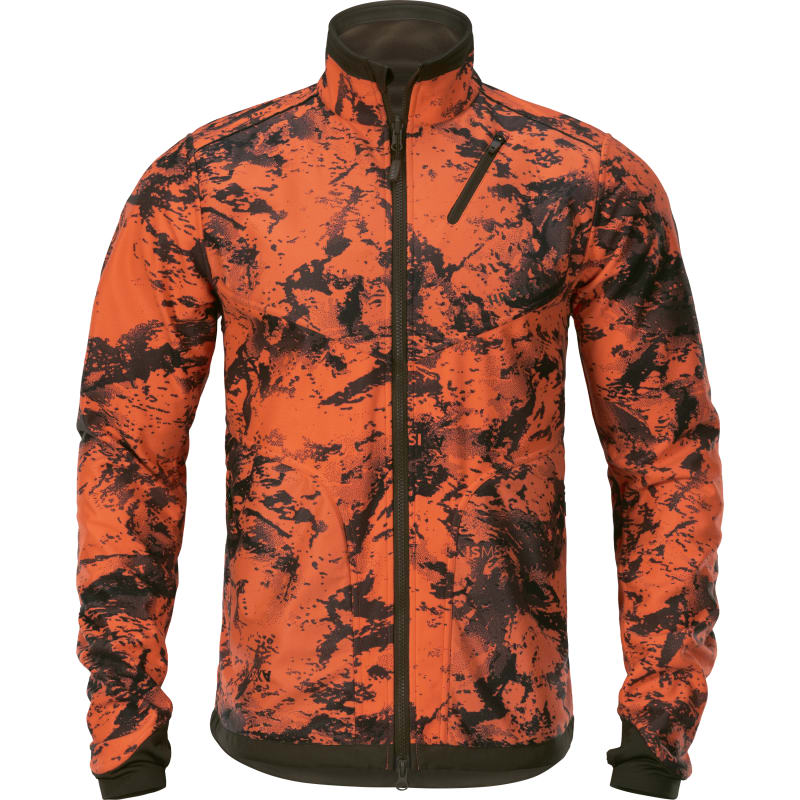 Härkila Men’s Wildboar Pro Reversible Fleece Jacket Willow Green/Axis Msp®Wildboar Orange