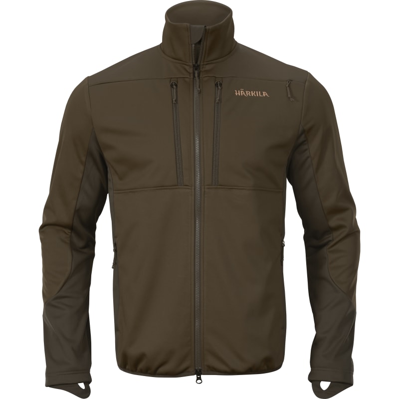 Härkila Men’s Mountain Hunter Pro WSP Fleece Jacket Hunting Green/Shadow Brown
