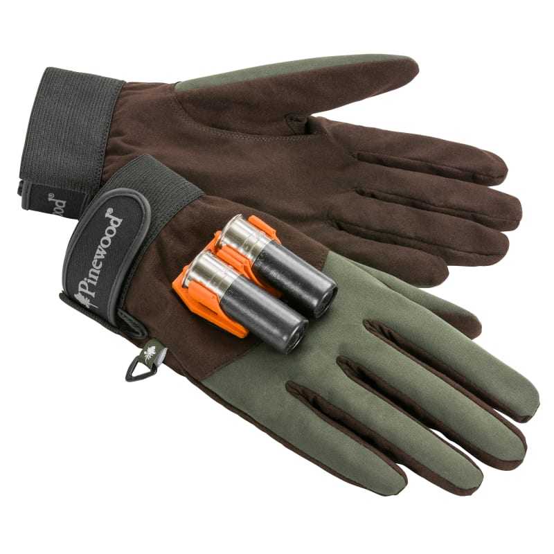 Pinewood Quick Reloader Gloves Moss Green/Dark Brown