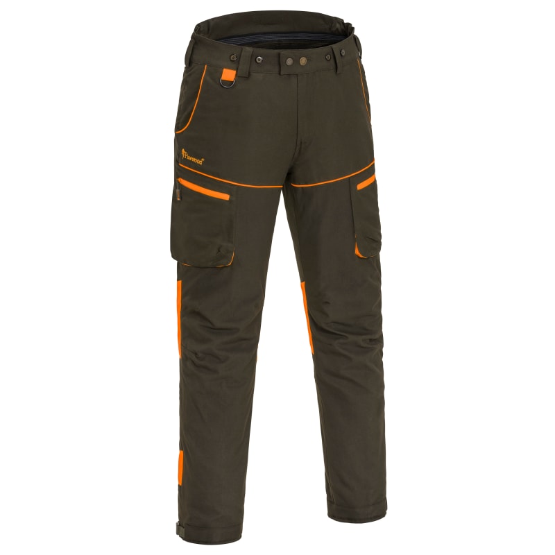 Pinewood Men’s Wildboar Extreme Trousers Short Suede Brown/Orange