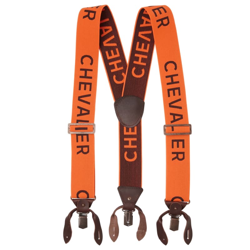 Chevalier Chevalier Logo Suspenders High Vis Orange