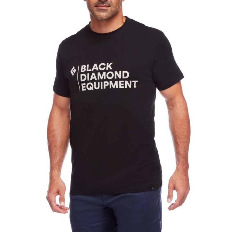 Black Diamond Men’s Stacked Logo Tee