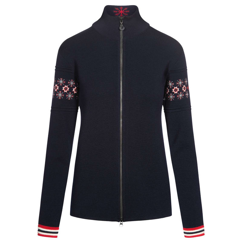 Dale of Norway Monte Cristallo Women’s Jacket Navy/Offwhite/Red