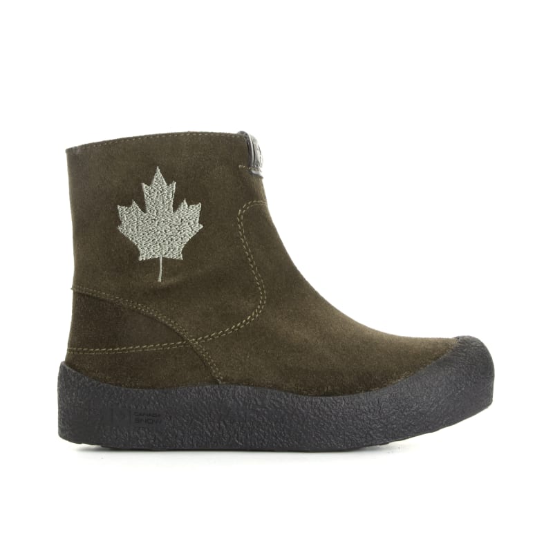 Canada Snow Women’s Quebec Suede Boots Green