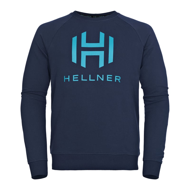 Hellner Logo Sweatshirt Men Dress Blue