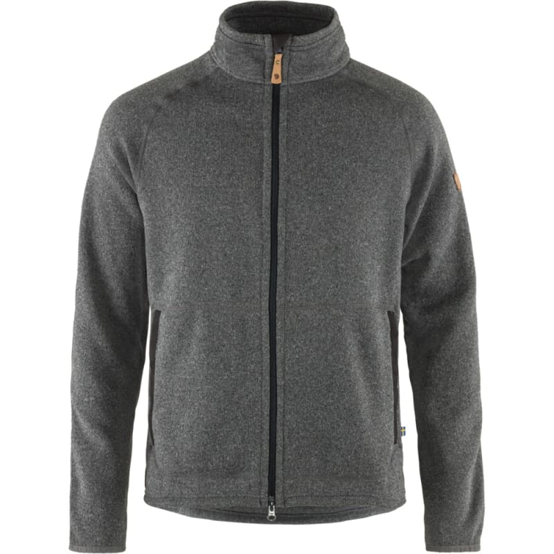 Fjällräven Men’s Övik Fleece Zip Sweater Dark Grey