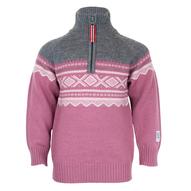 Marius Kids Kids’ Wool Sweater with Zip Mesa Rose