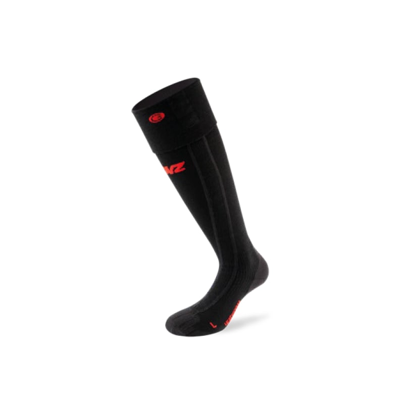 LENZ Heat Sock 6.0 Toe Cap Merino Compression Black