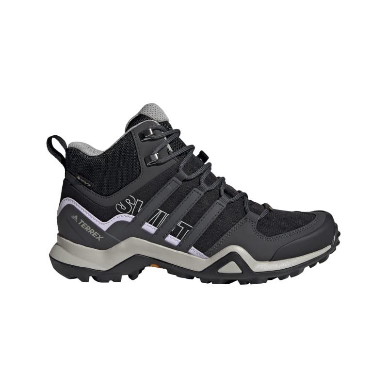 Adidas Women’s Terrex Swift R2 Mid Gore-Tex Hiking Shoes Core Black/Solid Grey/Purple