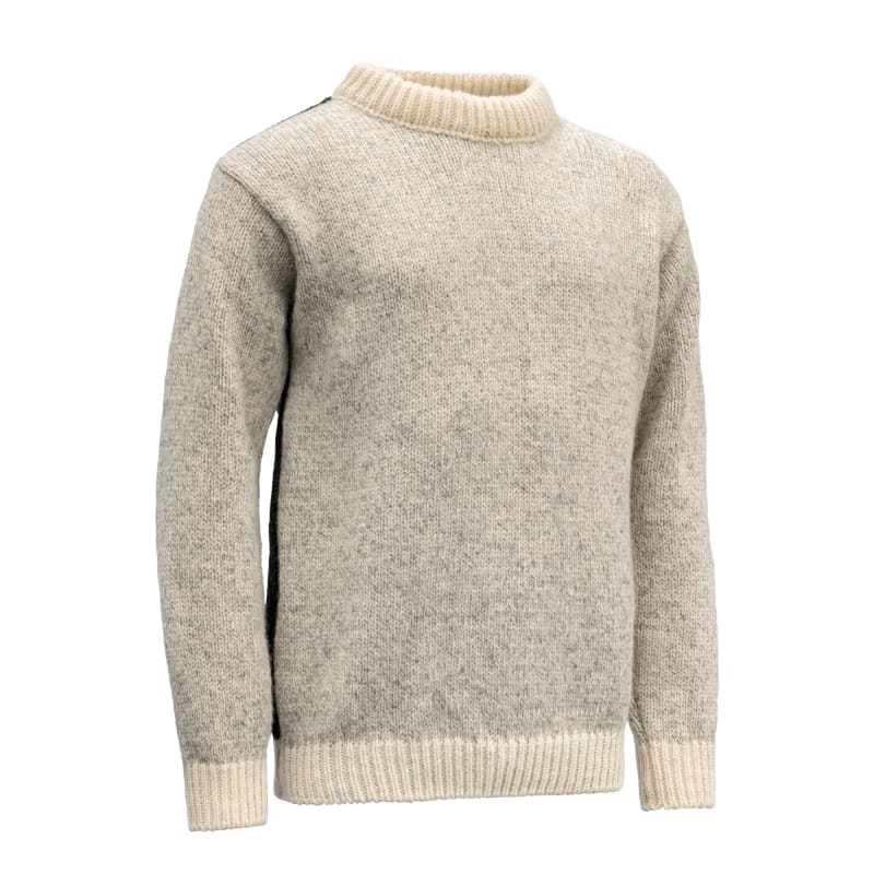 Devold Nansen Man Sweater Crew Neck Grey/Anthracit/White