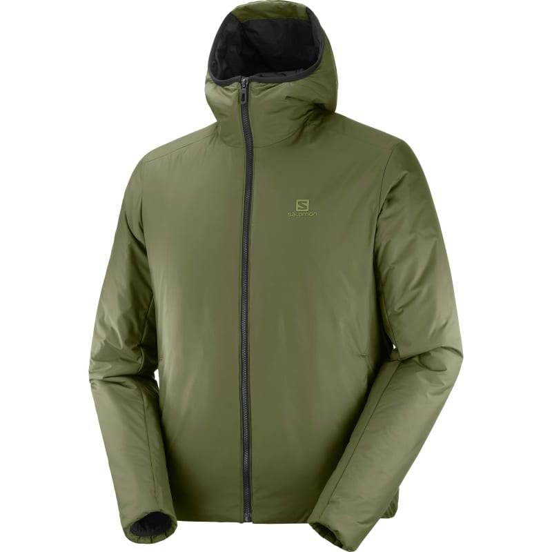 Salomon Men’s Outrack Insulated Hoodie Olive Night