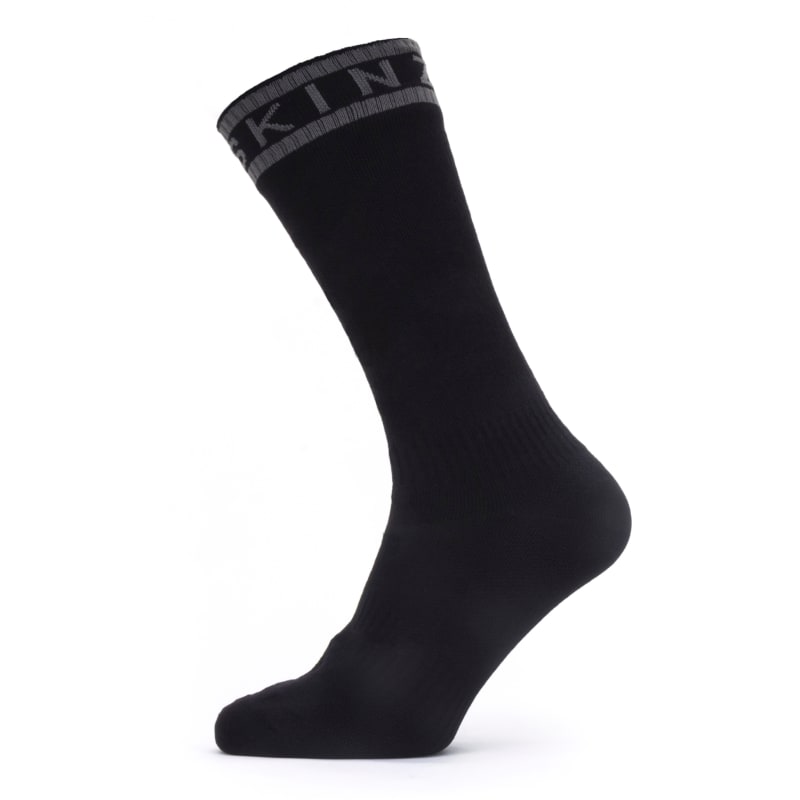 SealSkinz Warm Weather Mid Sock Hydrostop Black/Grey
