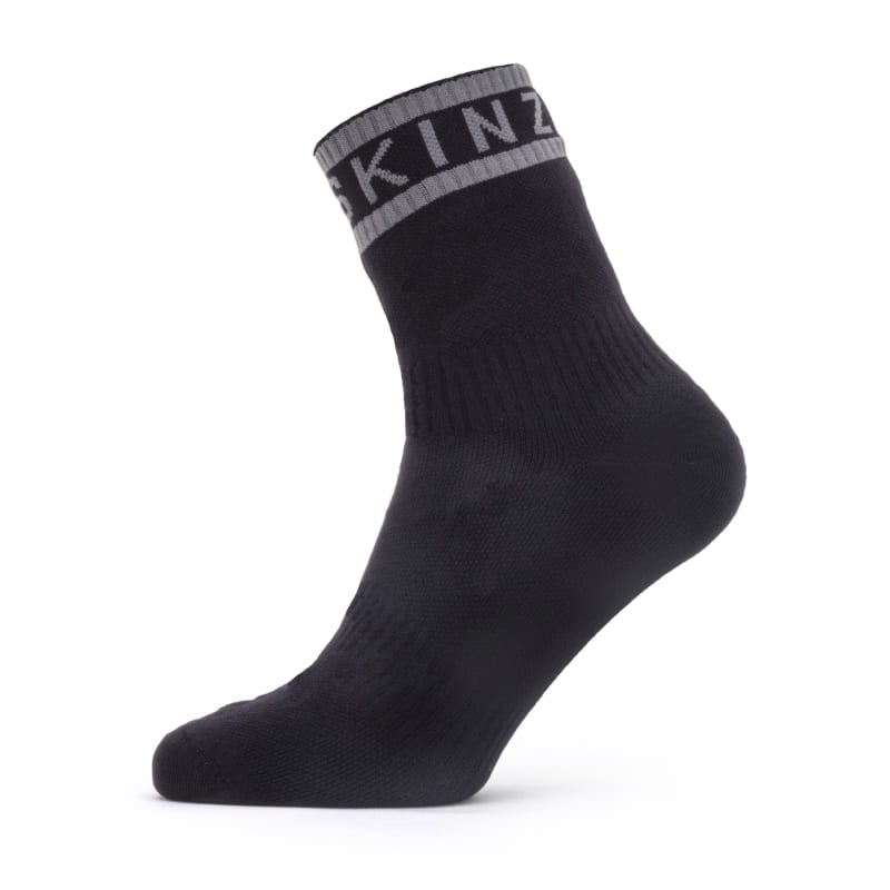 SealSkinz Warm Weather Ankle Sock Hydrostop Black/Grey