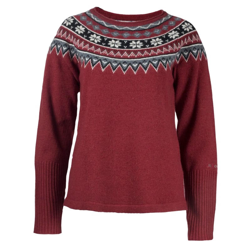 SKHOOP Scandinavian Sweater Ruby Red