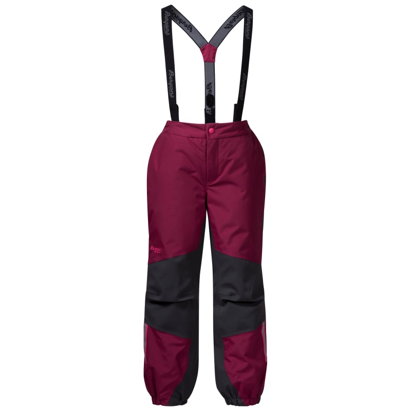 bergans Lilletind Insulated Kids Pant Beet Red/Solid Charcoal