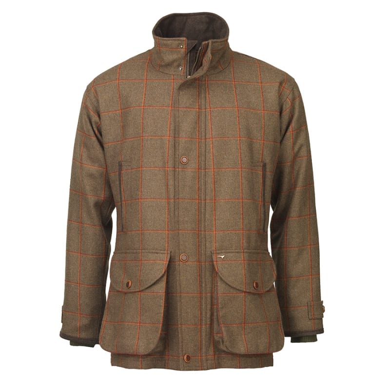 Laksen Clyde Wingfield Coat Tweed Pattern