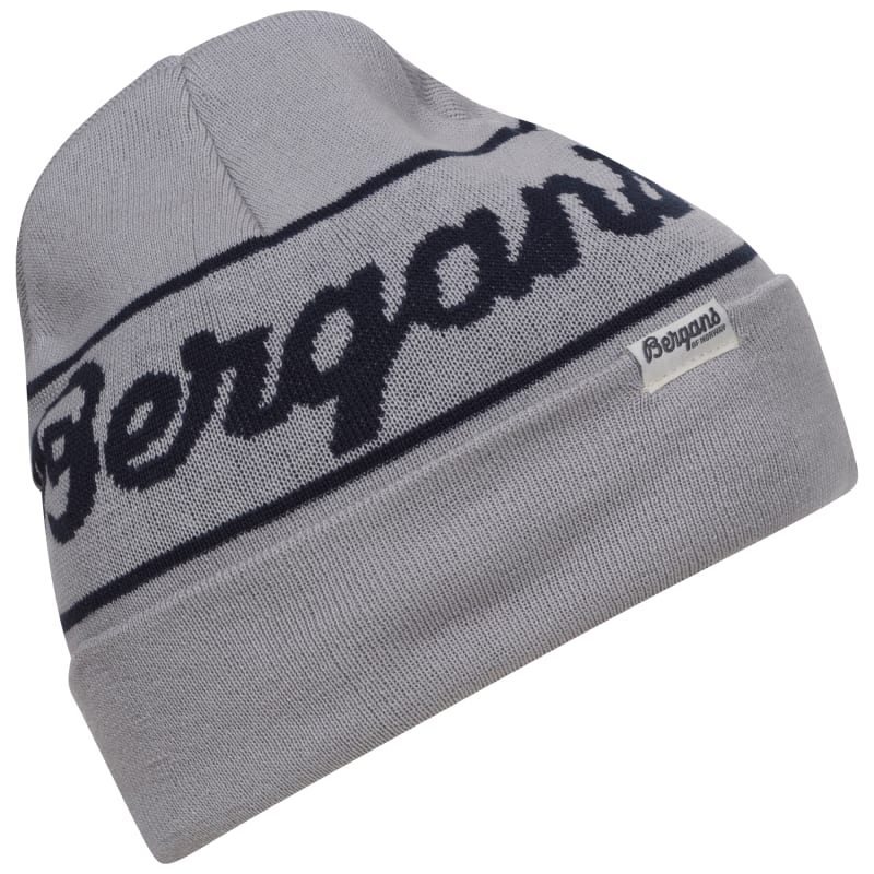 bergans Bergans Logo Beanie Aluminum/Navy