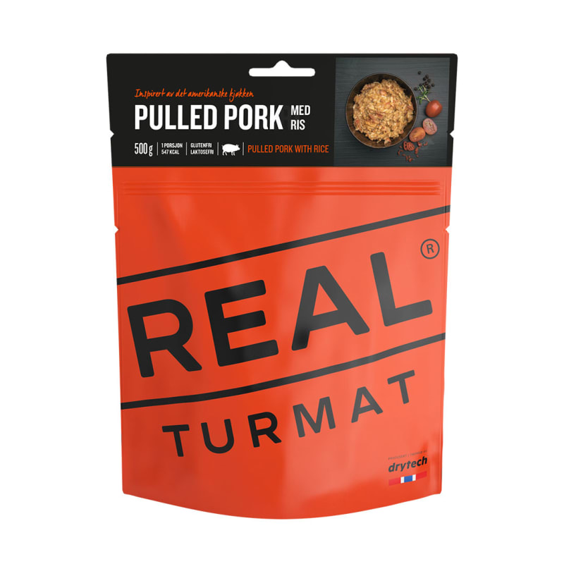 Real Turmat Pulled Pork With Rice 500 g