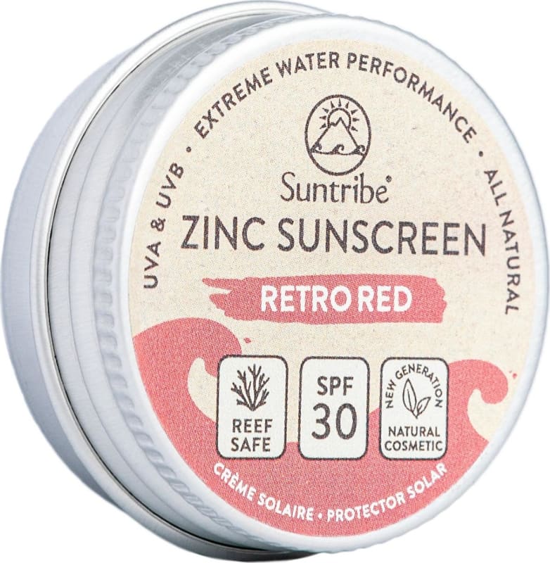 Suntribe All Natural Face & Sport Zinc Retro Red