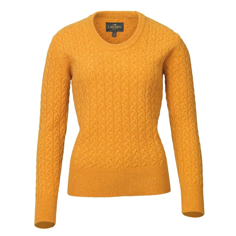 Laksen Women’s Burleigh Cable Knit Yellow