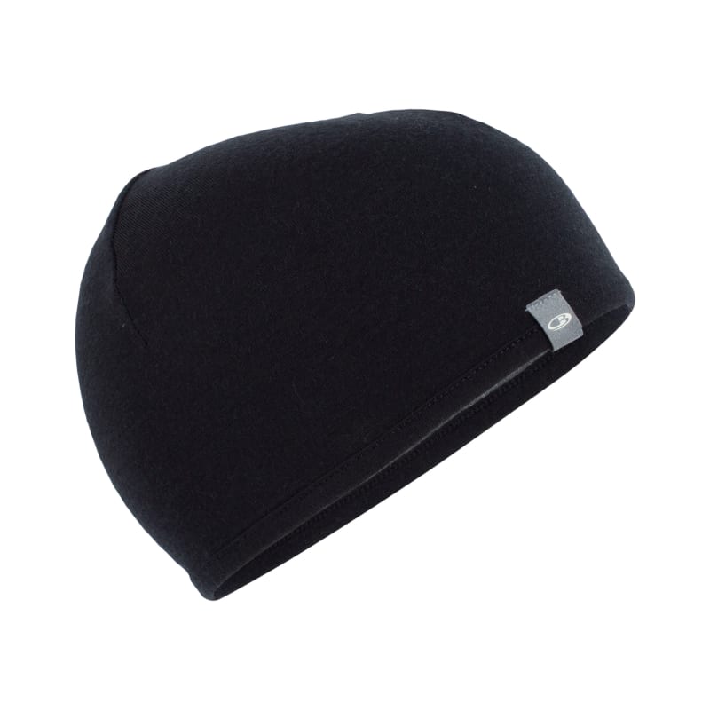 Icebreaker Unisex Pocket Hat Black/Gritstone Hthr