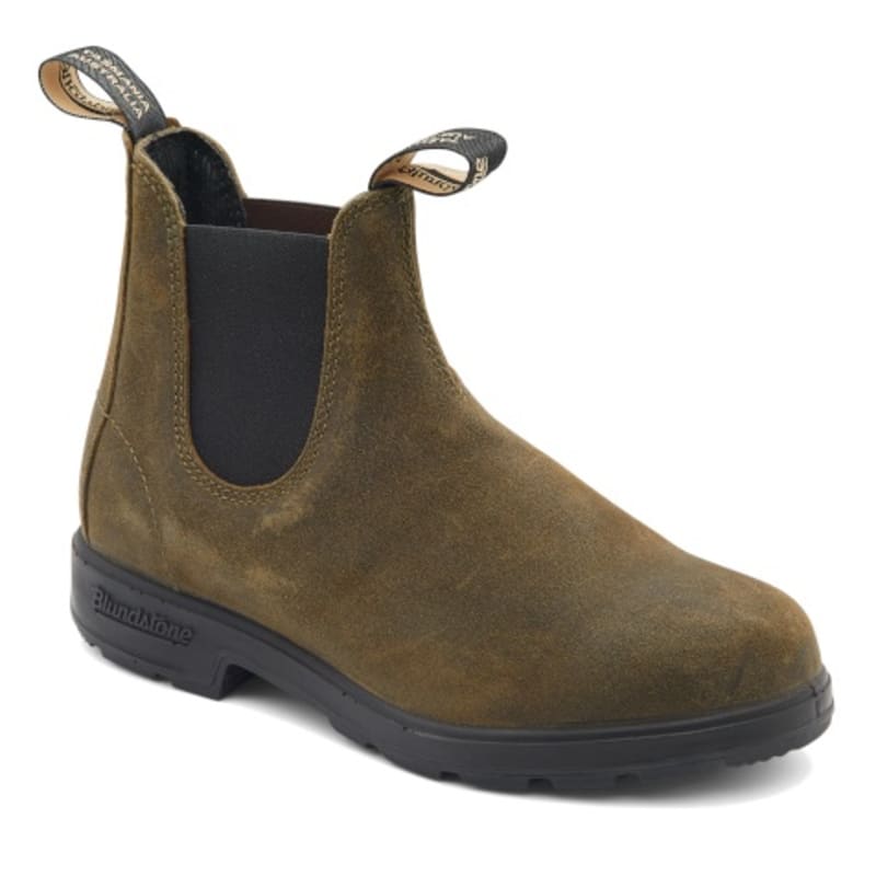 Blundstone Suede Boots Olive