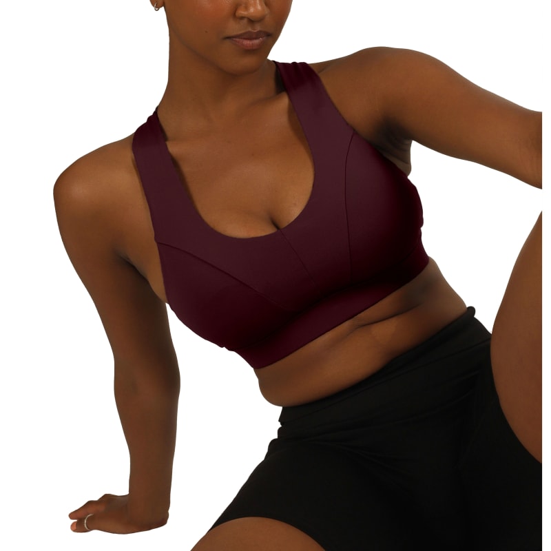 Stay in Place Energy Sports Bra Plum Pout