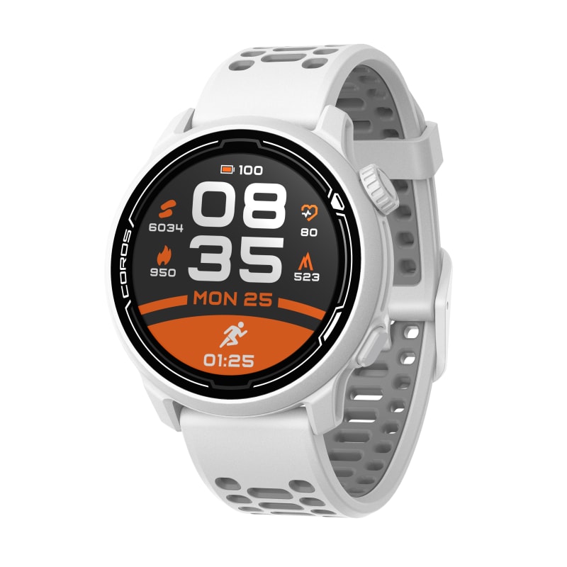 COROS Pace 2 With Silicone Band White