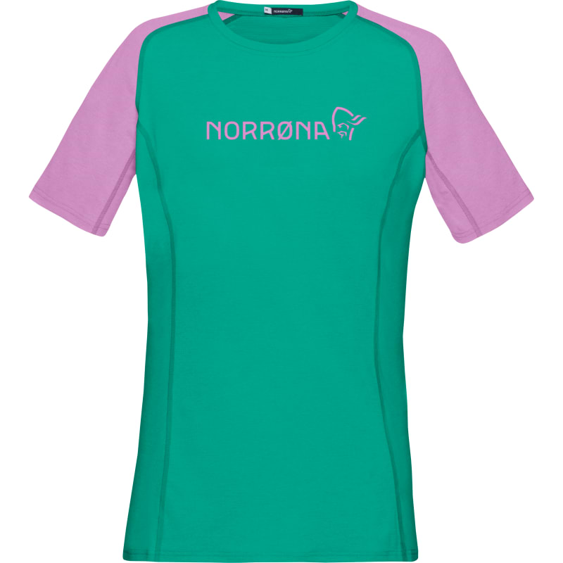 Norrøna Women’s Fjørå Equaliser Lightweight T-shirt Violet Tulle/Arcadia