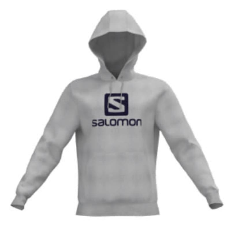 Salomon Unisex Outlife Logo Pullover Hoodie Medium Grey