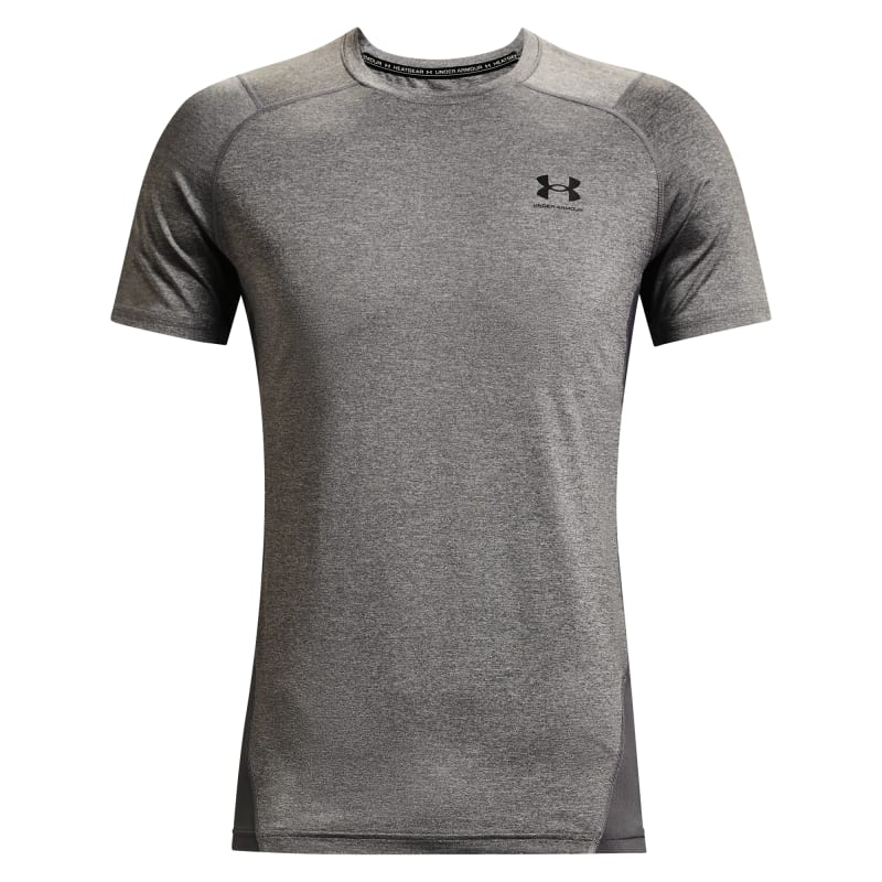 Under Armour Men’s Ua Hg Armour Fitted SS Carbonheather/black