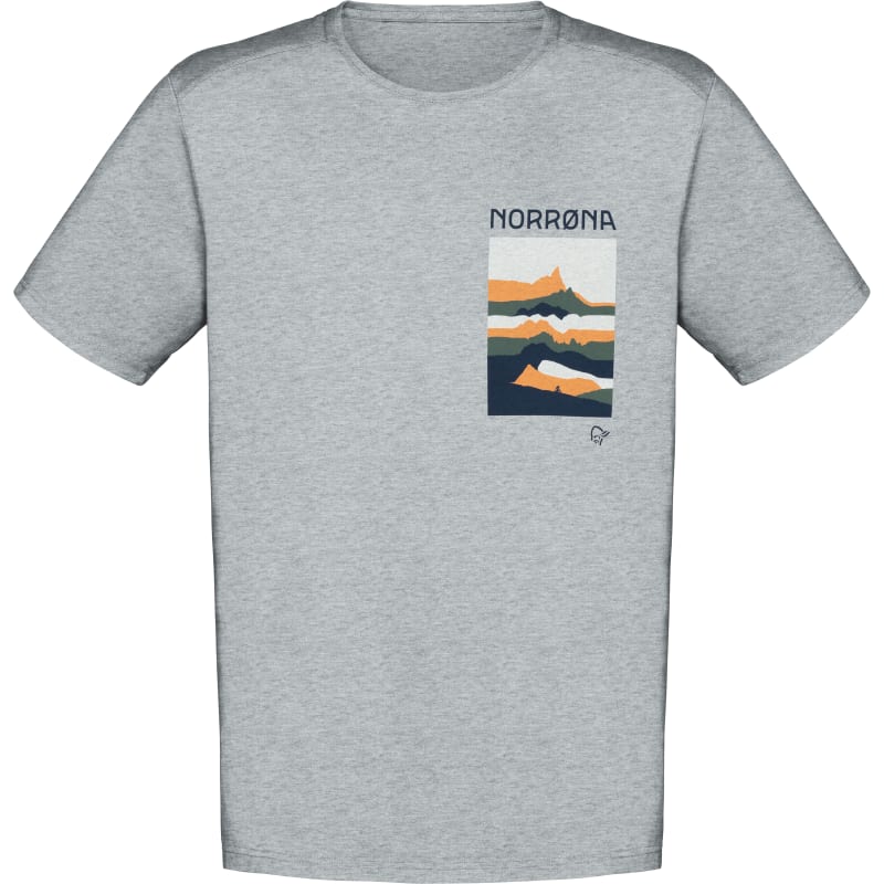 Norrøna Men’s /29 Cotton Mountains T-shirt Grey Melange
