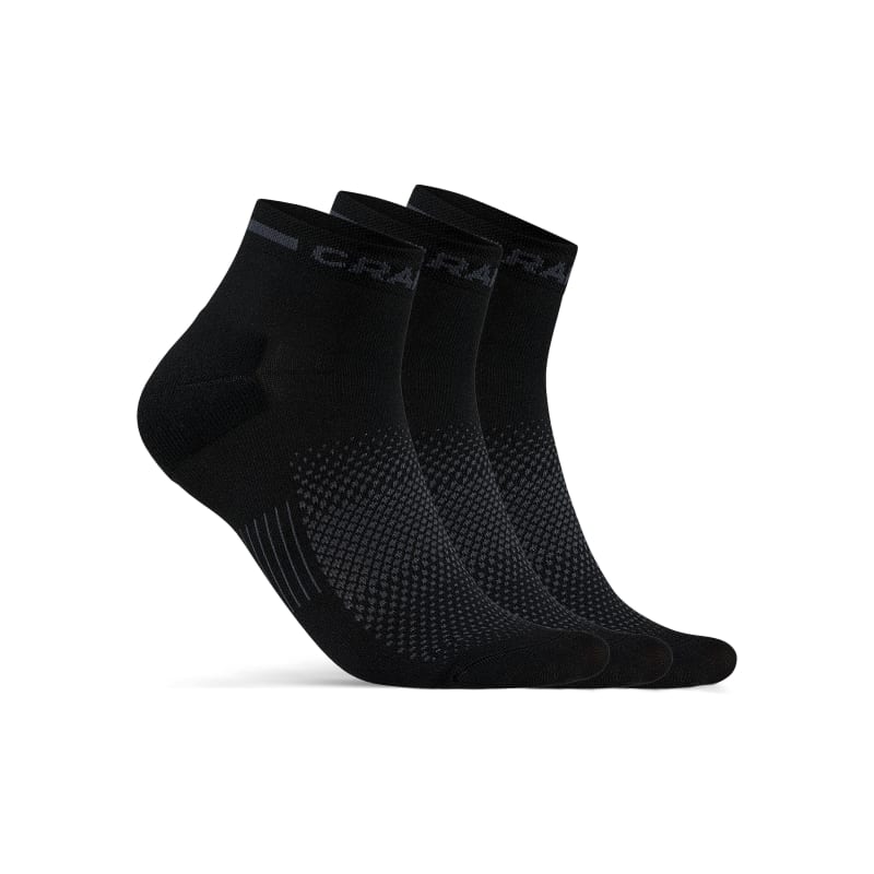 Craft Core Dry Mid Sock 3-pack Black