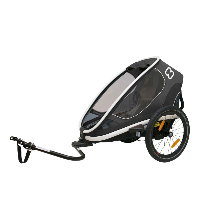 Hamax Outback One Seat incl. Bicycle Arm Grey