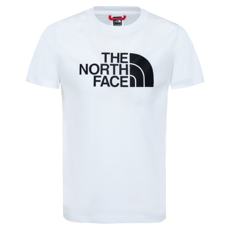The North Face Youth S/S Easy Tee TNF White/TNF Black
