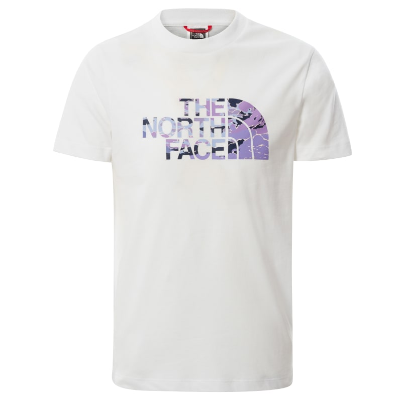The North Face Youth S/S Easy Tee Sweet Lavender Cloud Camo Pri.