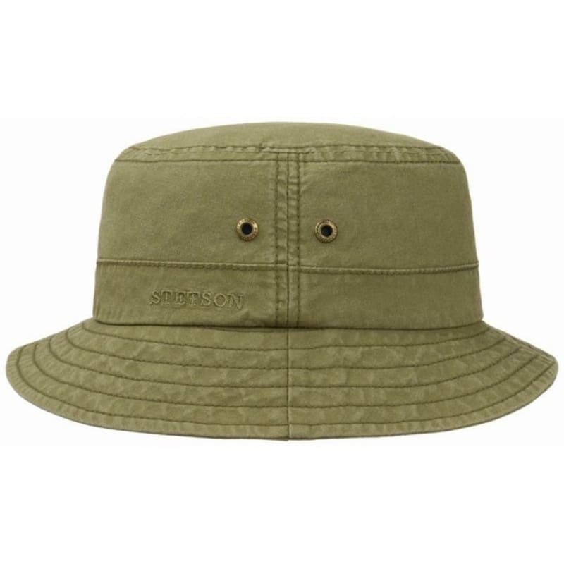 Stetson Bucket Delave Organic Cotton Olive