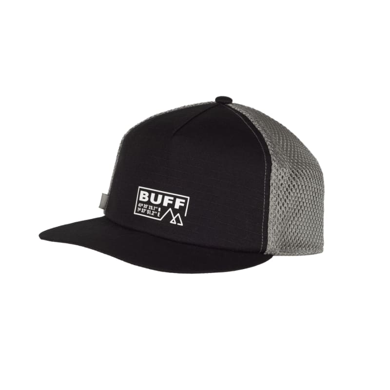 Buff Pack Trucker Cap Solid Black