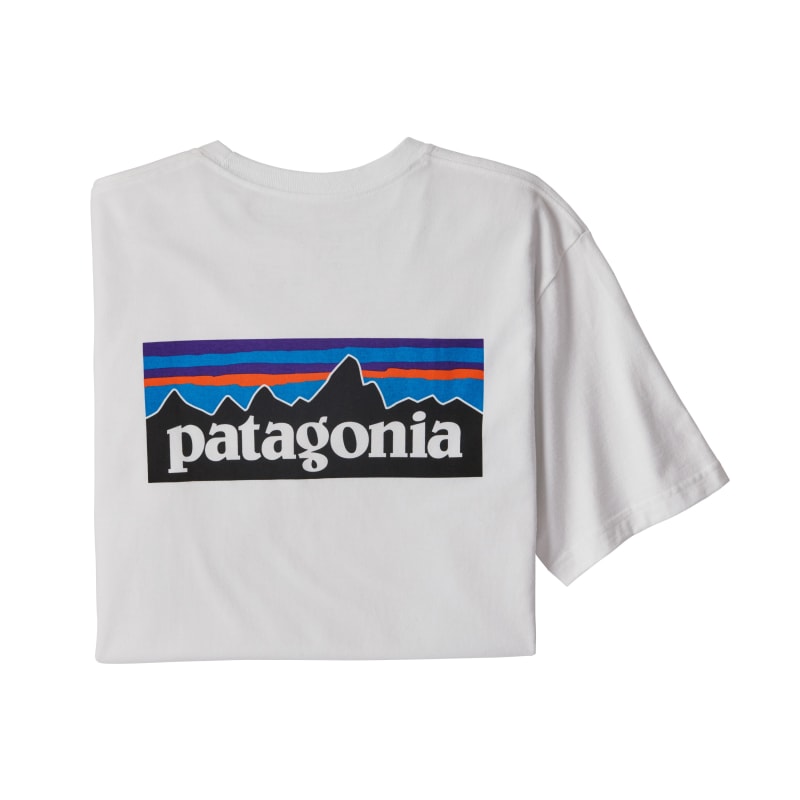 Patagonia Men’s P-6 Logo Responsibili-Tee White