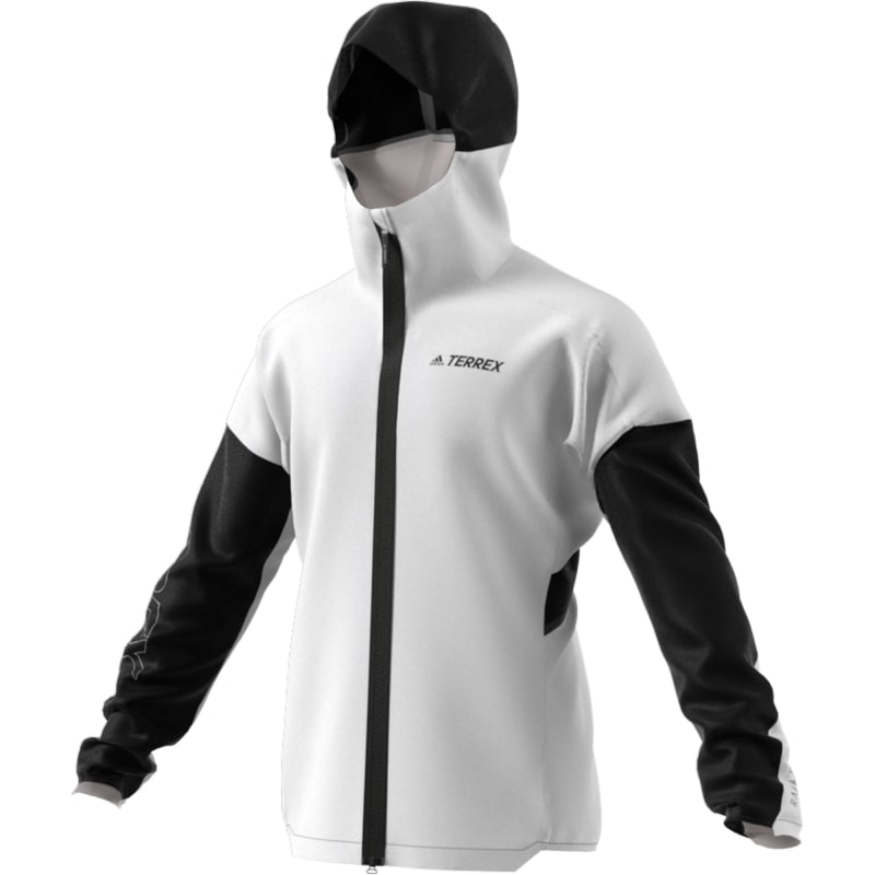 Adidas Men’s Terrex Agravic TR Pro Rain Jacket White/Black