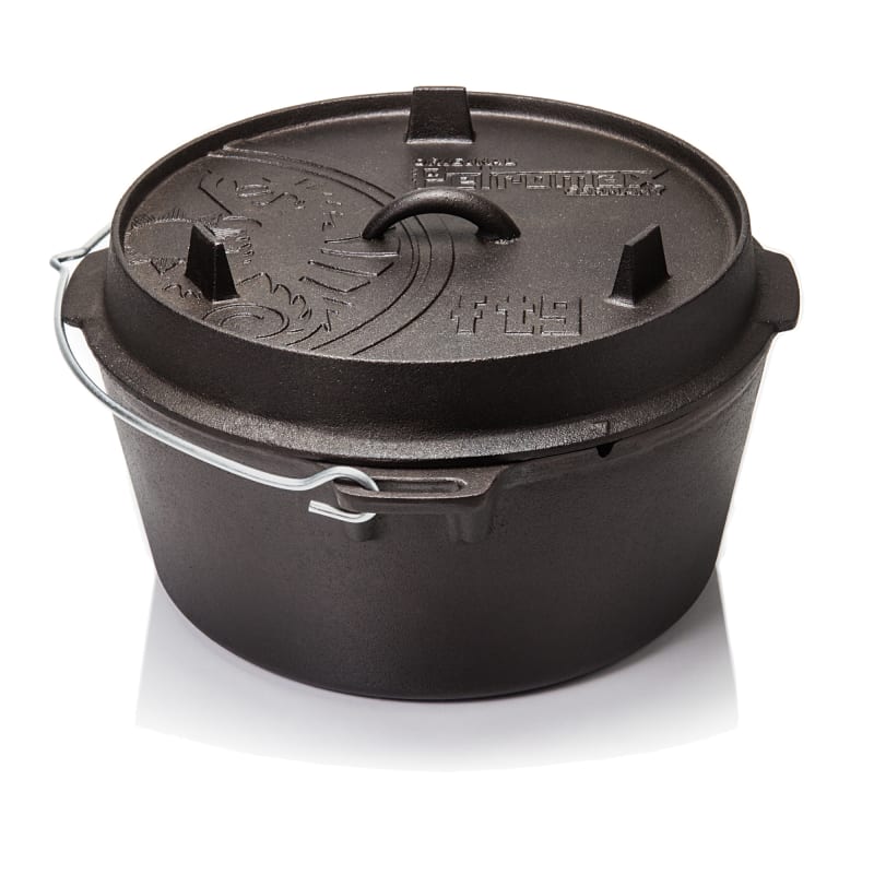 Petromax Dutch Oven FT9 With A Plane Bottom Surface Black