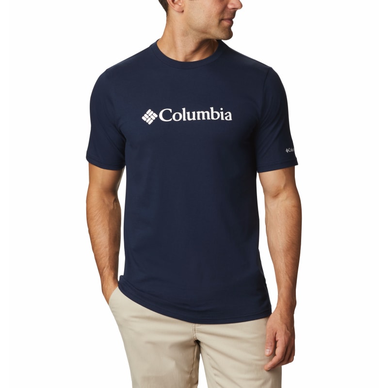 Columbia Csc Basic Logo Short Sleeve Men´s Collegiate Navy