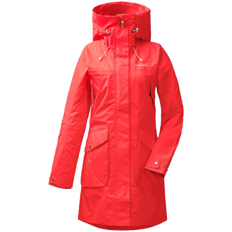 Didriksons Thelma Women’s Parka 4-2020 Coral Red