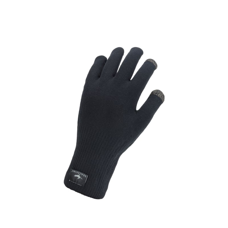 SealSkinz Waterproof All Weather Ultra Grip Knit Gloves Black
