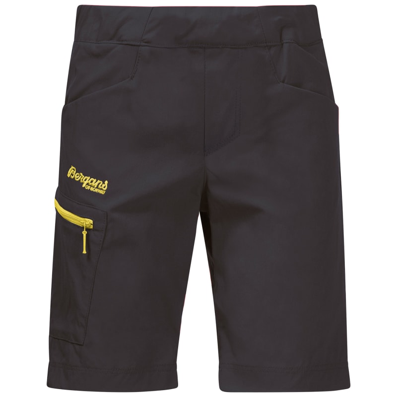 bergans Lilletind Kids Shorts Solid Charcoal/Pineapple
